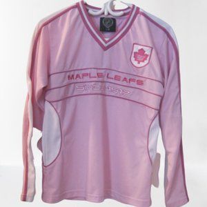 NHL Toronto Maple Leafs Long Sleeve V Neck Top